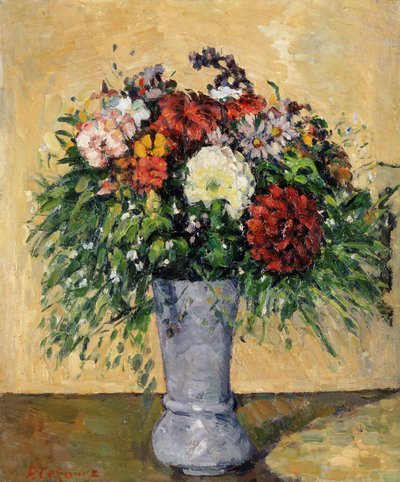 Blumenstrauß in einer Vase, ca. 1877 von Paul Cézanne